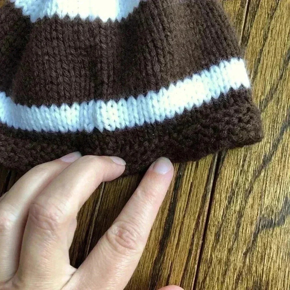 So Dorable Infant 0-12M Crochet Football Cap/Hat - Picture 5 of 5